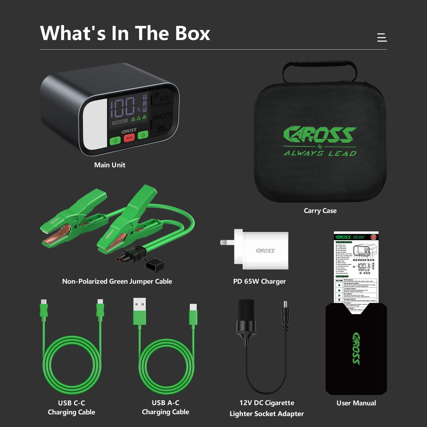 CAROSS T19 Jump Starter