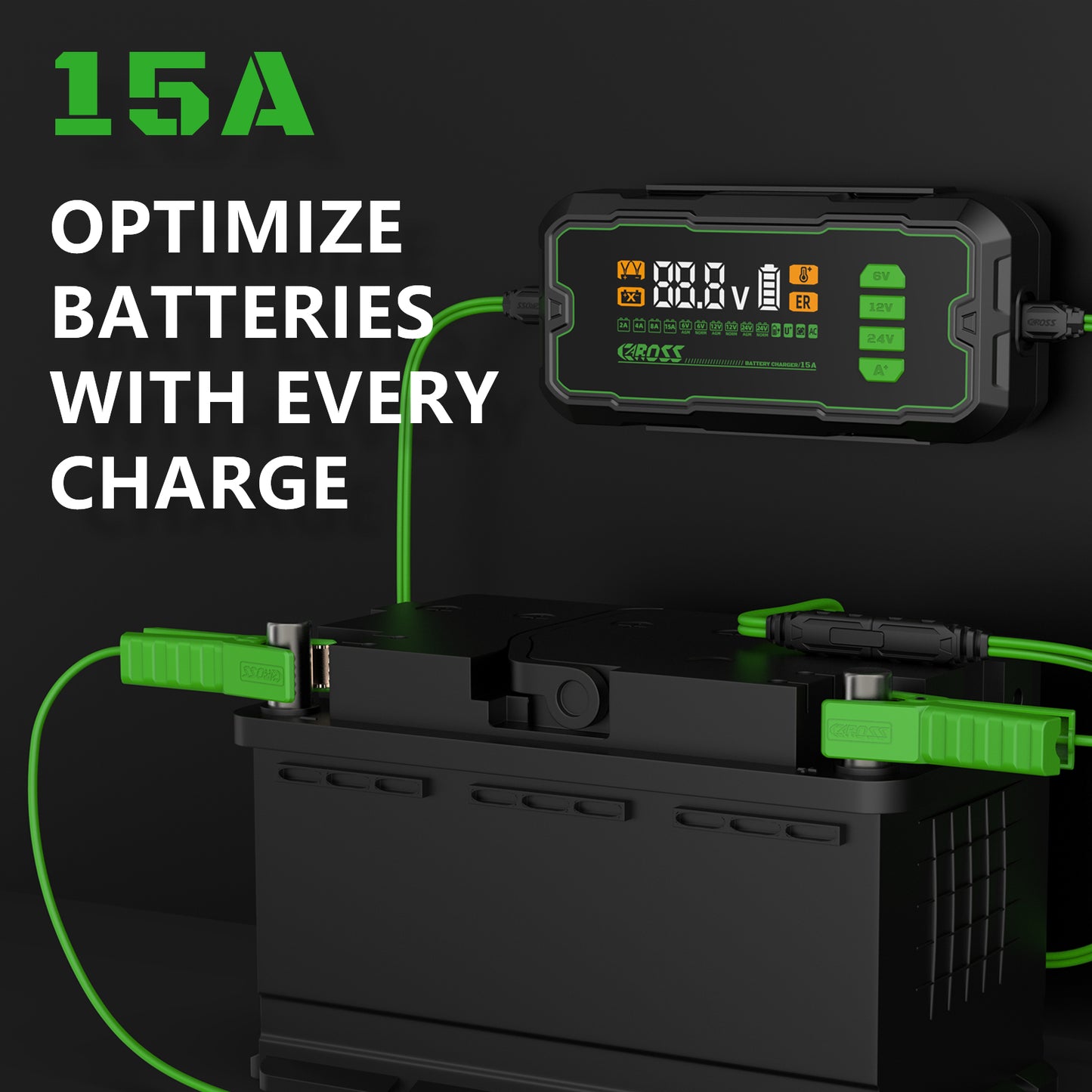 C04 15A Battery Charger