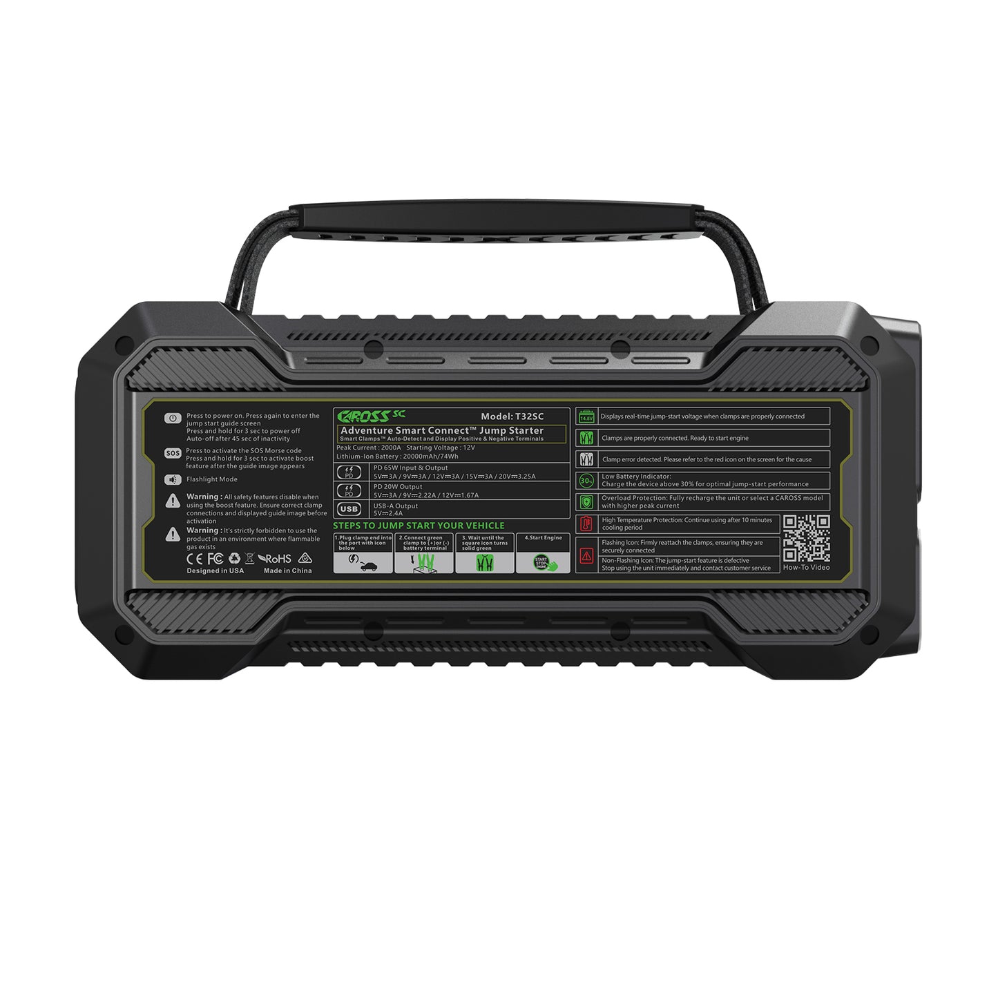 CAROSS T32SC Jump Starter