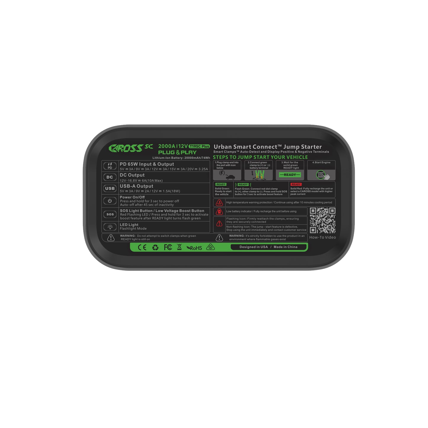 CAROSS T19 SC Plus Jump Starter