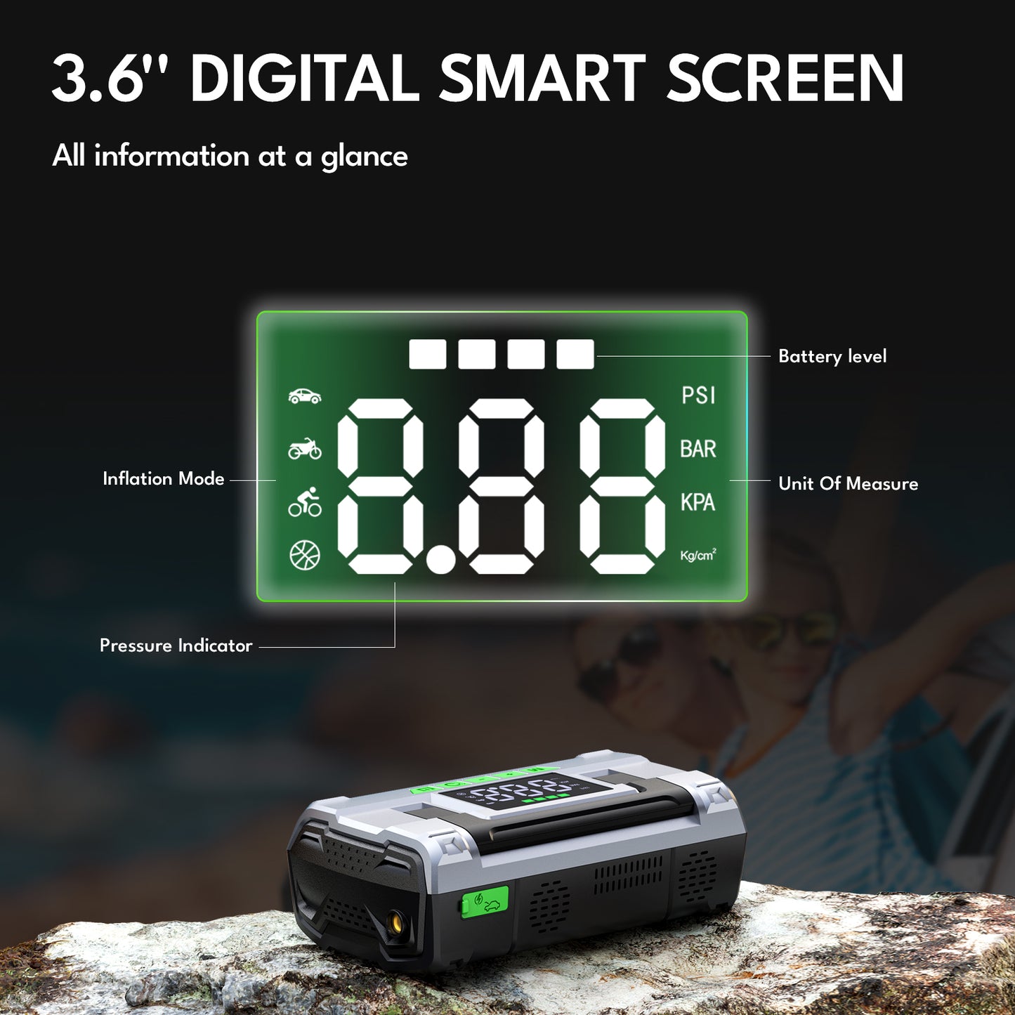 CAROSS T14 Pro Jump Starter with Air Compressor