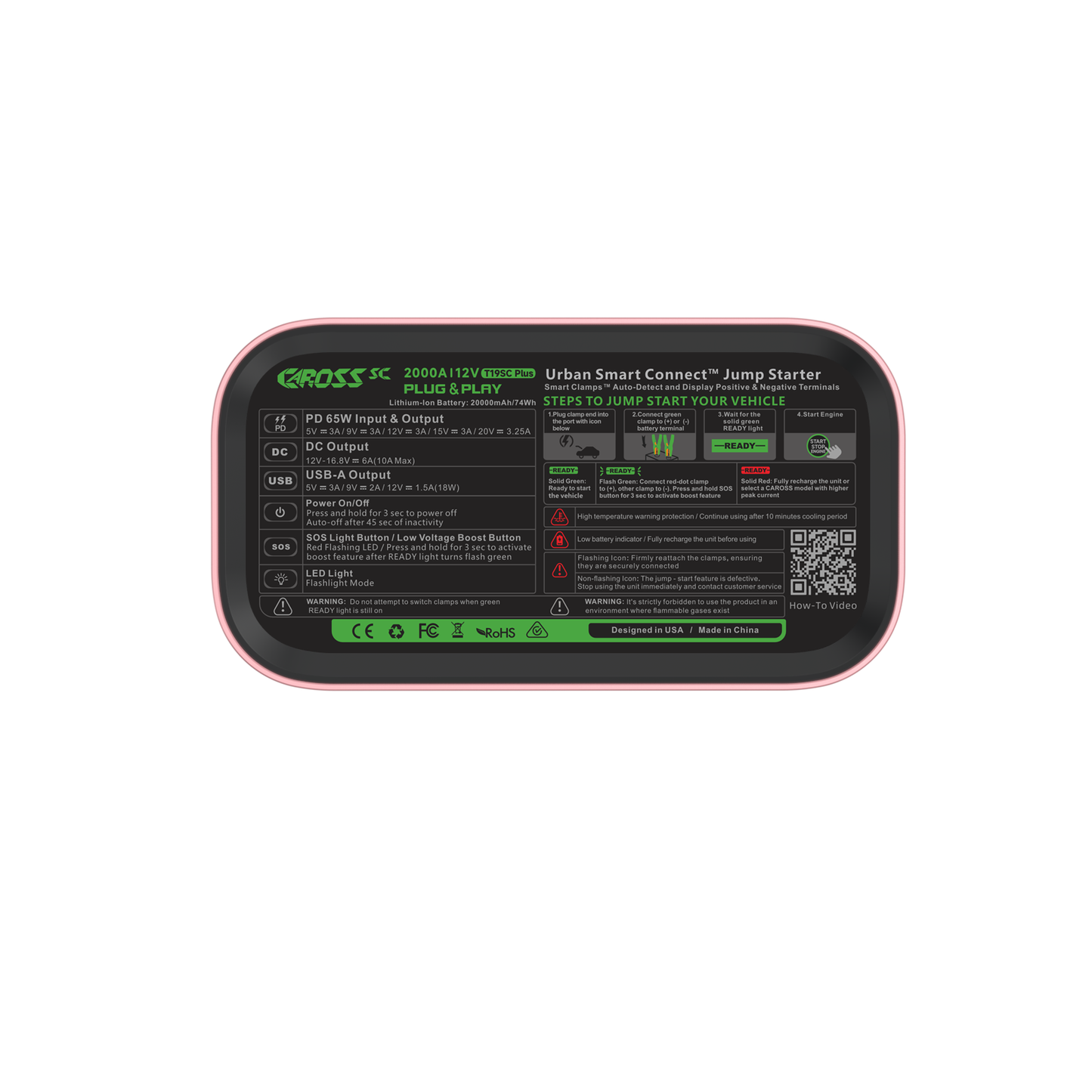 CAROSS T19 SC Plus Jump Starter