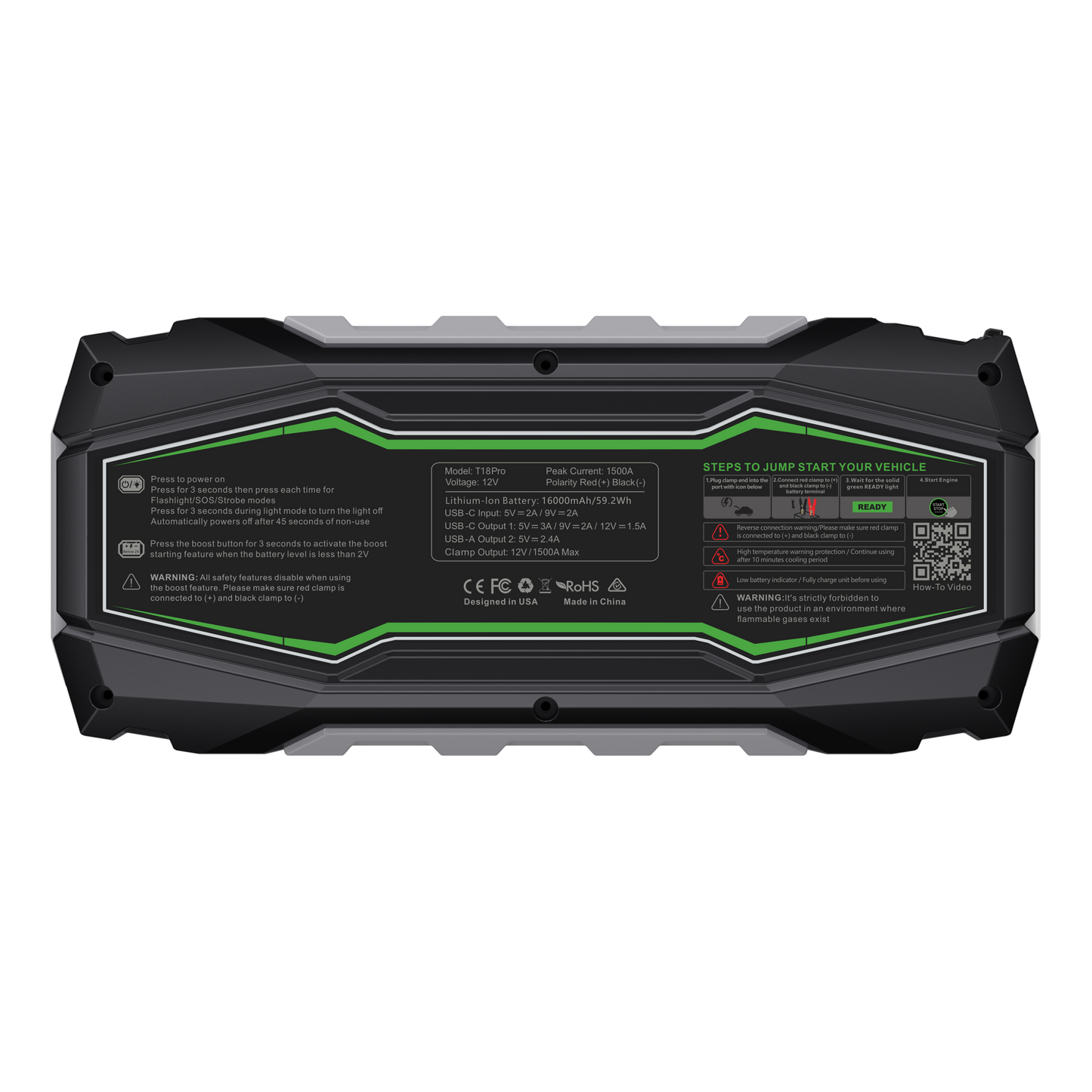 CAROSS T18 Pro Jump Starter