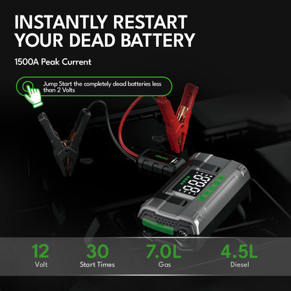 CAROSS T14 Pro Jump Starter with Air Compressor