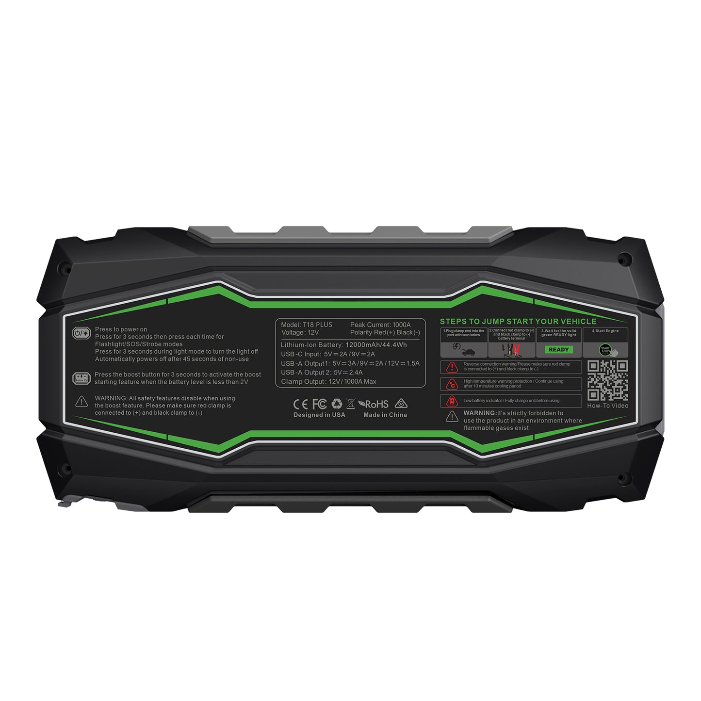 CAROSS T18 Plus Jump Starter
