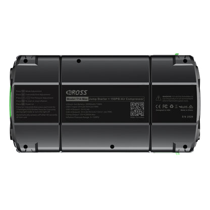 CAROSS T14 Max Jump Starter with Air Compressor