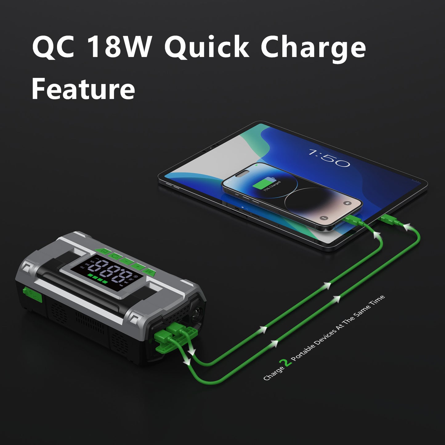 CAROSS T14 Jump Starter with Air Compressor